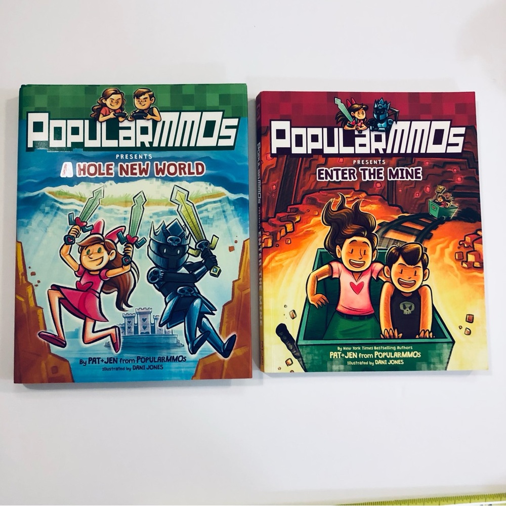 Popularmmos A Hole New World/Enter The Mine Graphic Children's Books Bundle 2